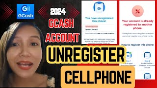 Paano E Unregister Ang Phone Sa Gcash Account 2024  How To Unregister Phone In Gcash Account 2024 [upl. by Zanas]