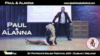 SHOW  Paul amp Alanna  2nd International St Patricks Salsa Festival 2011  Dublin Ireland [upl. by Haberman]