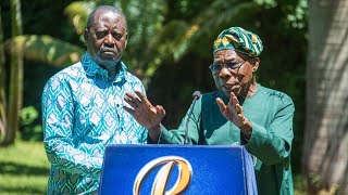 LIVE BREAKING Raila Odinga finally announces his African Union Chairperson candidature [upl. by Nonnair]