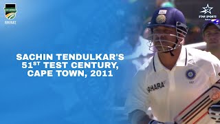 Relive Master Blaster Sachin Tendulkars Splendid 51st Test 100 at Cape Town 2011  SA vs IND [upl. by Ynnattirb]