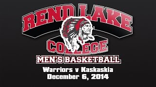 Mens Basketball RLC Warriors v Kaskaskia 1262014 [upl. by Enyalahs]