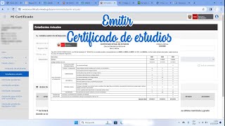 Emitir y generar certificados de estudio en el SIAGIE 2023 [upl. by Cosma252]