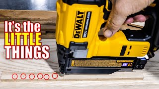 DETAILS DETAILS DeWalt 20V DCN623 23GA Pin Nailer Review [upl. by Kathie]