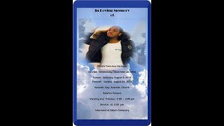 In Loving Memory of Melvis Francisco Harrigan [upl. by Anaul]