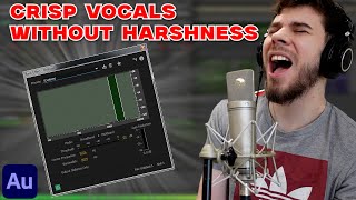 How to Get CRISPY Vocals Without the HARSHNESS Adobe Audition DeEsser [upl. by Anotyal]