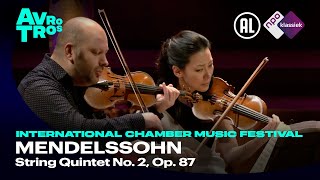 Mendelssohn String Quintet No 2 Op 87  International Chamber Music Festival  Live concert HD [upl. by Atiuqaj]