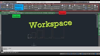 9 AutoCAD Basics Workspace [upl. by Circosta]