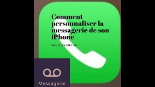 Comment personnaliser la messagerie de son iphone [upl. by Atikihc]