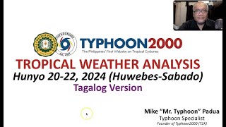 Hunyo 2022 2024 Update LPA 96W Nalusaw…Monsoon Trough Umaaktibo Sa Ating Bansa [upl. by Seuqramed624]