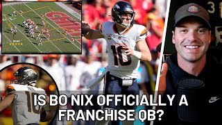 Is Bo Nix Officially A Franchise QB  Week 10 Film Analysis vs Kansas City Chiefs [upl. by Rance148]