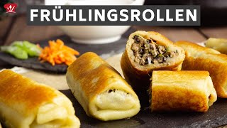 Frühlingsrollen 🥙  KETO Rezept  aus Fathead Teig selber machen  glutenfreies Low Carb Rezept [upl. by Nahej]