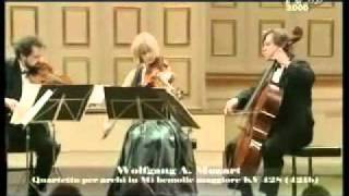 Mozart String Quartet KV 428  Hagen Quartett 12 [upl. by Neirbo]