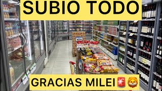 ASÍ ESTÁN LOS PRECIOS EN UN SUPERMERCADO ARGENTINO [upl. by Arhas]