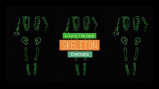 DIY Glow in the Dark Halloween Skeleton Costume  Beacon Adhesives [upl. by Anhaj]