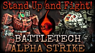 Battletech Alpha Strike Battlereport Stand Up Fight [upl. by Jonah417]