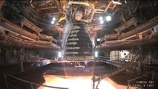 NASA RS25 Engine Hot Fire Test  Human mission to deep space engine [upl. by Atinaw766]