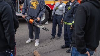 Bonanza HS Fire Science Class Handson Activities with The Las Vegas Fire and Rescue Team [upl. by Malamud344]