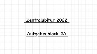 Grundkurs Abi 2022 Block 2A [upl. by Ijies205]