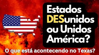 O que está acontecendo no Texas Estados Unidos ou DESunidos Guerra Civil [upl. by Shea]