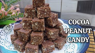 COCOA PEANUTS CANDY Deepavali sweet recipes🪔🪔 [upl. by Billi]