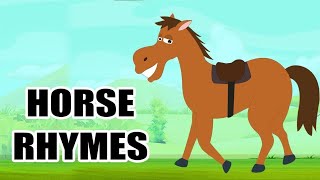 Giddyup horsey Horse Rhymes for Kids [upl. by Hibben]