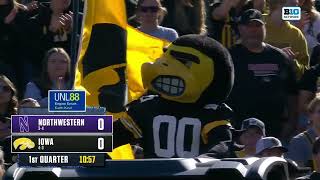 10262024 Northwestern vs Iowa [upl. by Nesyrb]