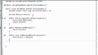 STIC JAVA STRUTS2 tutorial para crear un formulario [upl. by Constantin46]