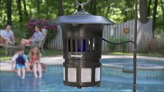 DynaTrap IndoorOutdoor Mosquito and Insect Trap w Extra Bulbs on QVC [upl. by Bambie]