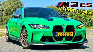 2024 BMW M3 CS  FASTEST M3 EVER  REVIEW on AUTOBAHN [upl. by Alekram]