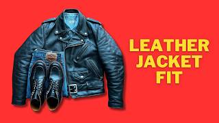 How A Mens Leather Jacket Should Fit [upl. by Kingston]