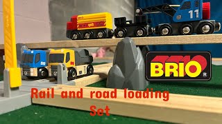 Brio rail and road loading set review [upl. by Eimot]