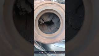 Catalytic Converter Damage automobile carfix asmr mechanic autotools tools satisfying [upl. by Ubald]