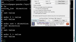 Controlling PandaBoard Ubuntu OS Expansion GPIOs using Putty Terminal Emulator from Windows 7 [upl. by Attikin]