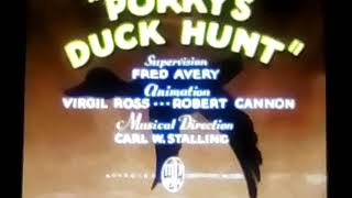 Porky s duck hunt 1937 my colorized Opening titleps redoblaje latino [upl. by Albrecht]