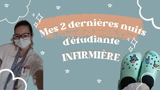 💉VLOG  Mes 2 dernières gardes de nuit détudiante infirmière [upl. by Faxun]