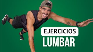 Ejercicios de Fortalecimiento LUMBAR 💪🏻 rubenkardio ejercicioencasa [upl. by Gayelord]