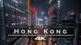 Hong Kong 🇭🇰  by drone 4K [upl. by Ynelram390]