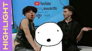 Dream Crashes the Streamy Awards  2021 YouTube Streamy Awards [upl. by Norved]