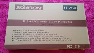 KKMoon 16 Channel H264 CCTV DVR Unboxing  Demo  Network Video Recorder Model XF9416NFLM [upl. by Kathy]