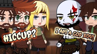 HTTYD Reacts to Hiccup as Kratos Part 21  GOW Ragnarök  Gacha Club React [upl. by Jillane262]