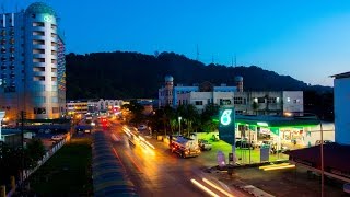 Limbang City Sarawak  Malaysia A Hyperlapse Film [upl. by Adnileb]