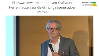 Flusswasserwärmepumpe am Kraftwerk Herrenhausen zur Gewinnung regenerativer Wärme [upl. by Luapnaes338]