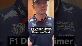 F1 Driver Reaction Test😮😳formulaone maxverstappen formula1driver [upl. by Kries]