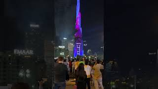 2022 Dubai New Years Eve Burj Khalifa fireworks and a Pepsi 4K  happy new year watch lovers [upl. by Cherye]