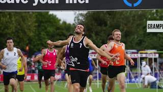 Stawell Gift 2018  550m Open Final won by Shane Woodrow [upl. by Fuhrman]