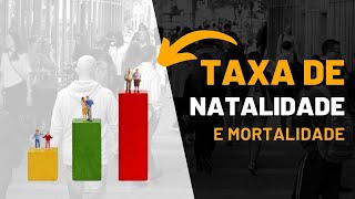 Taxa de Natalidade e Mortalidade [upl. by Xel]