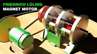 Free Energy Generator FRIEDRICH LULING Magnet Motor [upl. by Anippesuig901]