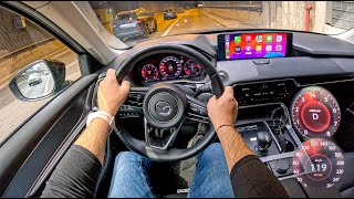 NEW Mazda CX60 2024 25 eSkyactiv 328hp 0100 POV Test Drive 2091 Joe Black [upl. by Retluoc193]