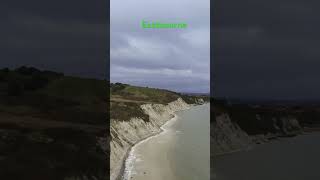 Eastbourne beach coastline seaside drone aerialphotography [upl. by Eat]