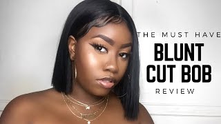 The Must Have 30 Blunt Cut Bob Wig  Xenon by Bobbi Boss Review  THE TASTEMAKER [upl. by Carleton171]